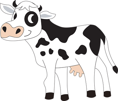 Free Cow Ruminant vector and picture