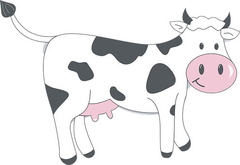 Free Cow Ruminant vector and picture