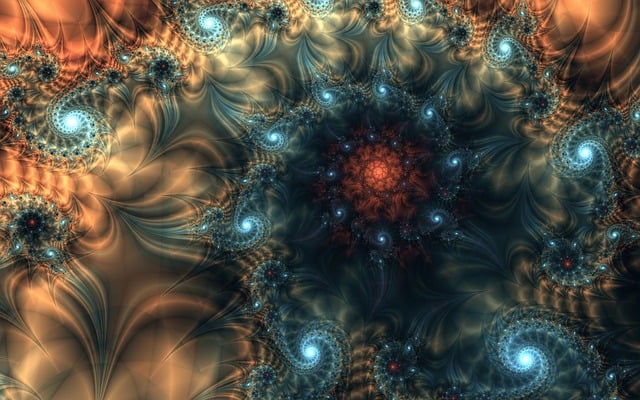 Fraktal, Spiralformet, Matematik, Design