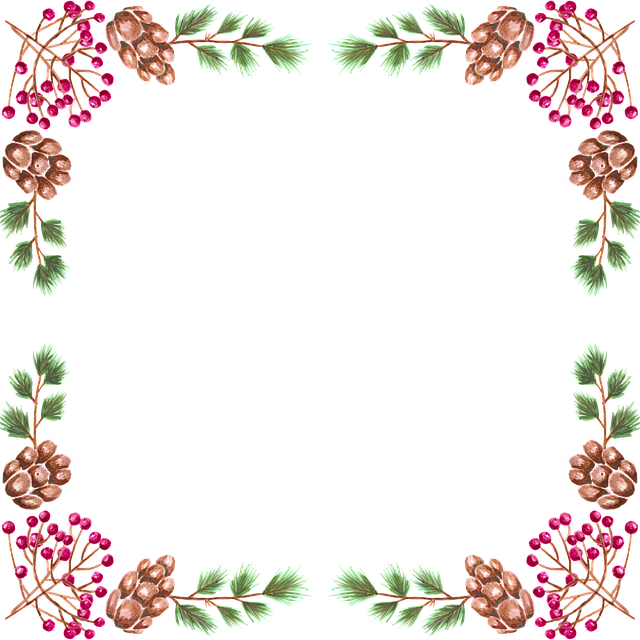 Laub, Vogelbeeren, Zapfen, Nadeln