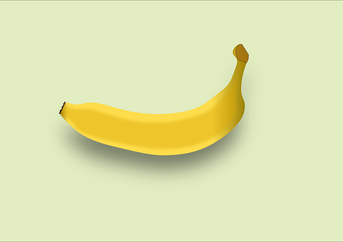 Plátano, Fruta, Amarillo