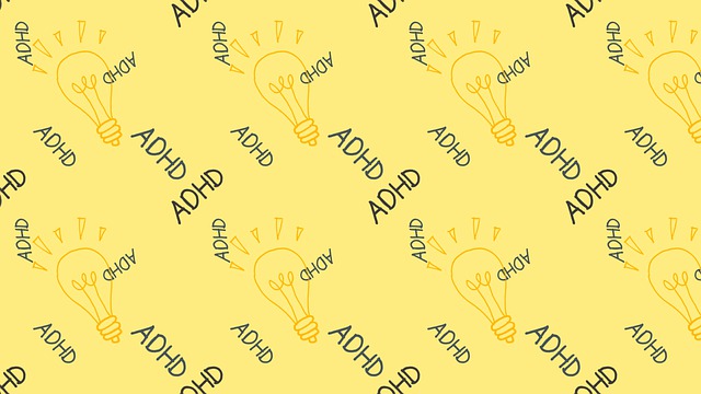 Free background adhd light bulb illustration