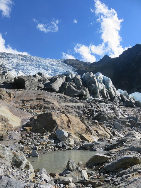 Free Bossons Glacier Melting photo and picture