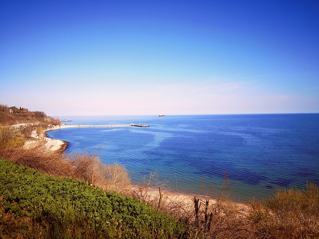 Mare, Ocean, Plajă, Coasta, Ţărm, Cer