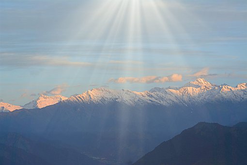 Chopta, Bjerg, Sne, Bjerge, Natur