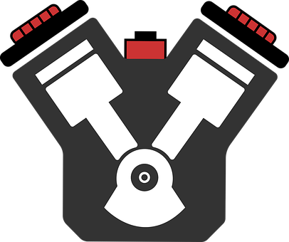 Free V Engine Aircraft vector and picture