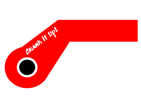 Free Crank Red vector and picture