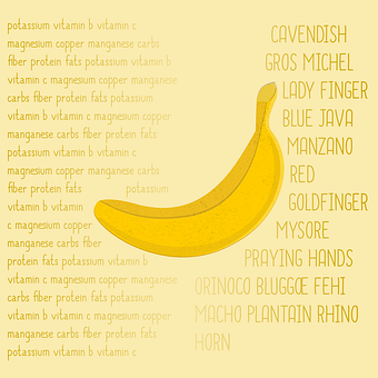 Banană, Boabe, Fructe, Sănătate