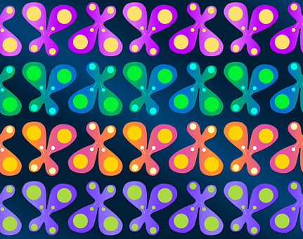 Free Butterflies Pattern illustration and picture
