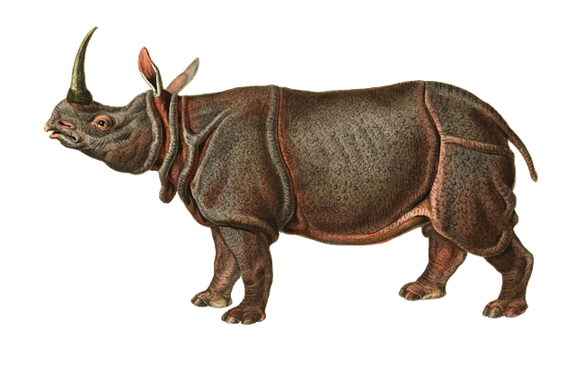 Indisches Nashorn, Nashorn, Tier