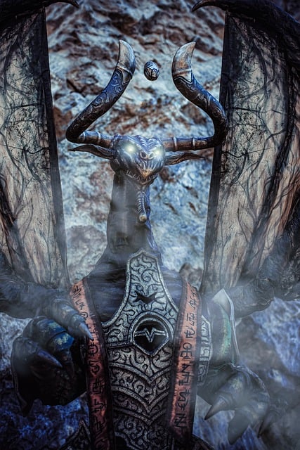 Free dragon fantazy cosplay illustration