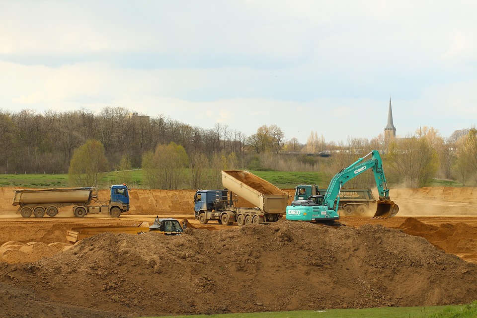 Heavy Machinery Dam Construction - Free photo on Pixabay