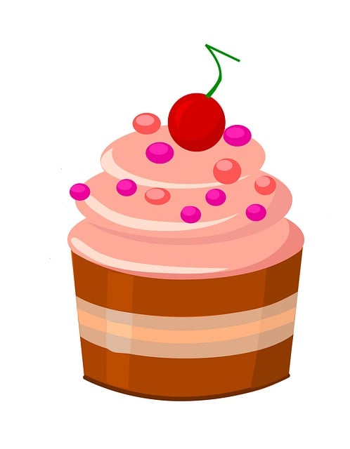 Free Cake Cherry vector and picture