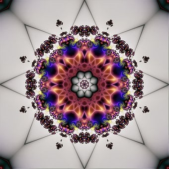 Kreis, Fraktal, Spiral, Geometrie