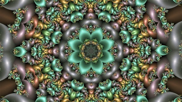 Mandala, Abstrakt, Gradient, Muster