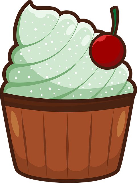 Free cupcake muffin sugar vector