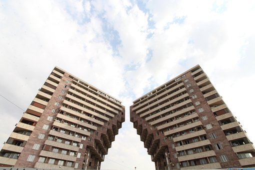 Modern, Gebäude, Konstruktion, Cube