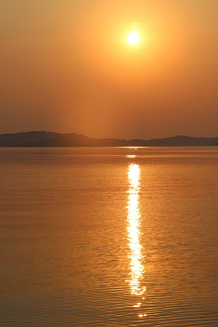 Free Sunset Sea photo and picture