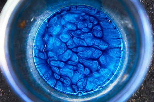 Resumen, Pintura, Azul, Líquido, Agua