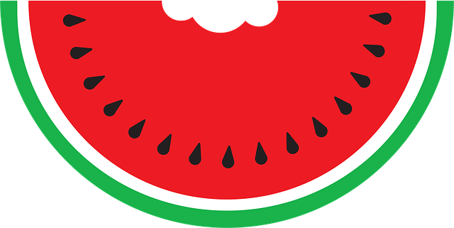 Free watermelon fruit logo vector
