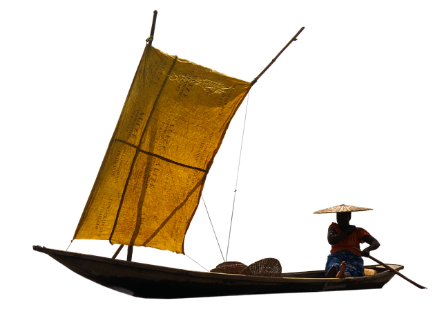 Boot, Indonesisch, Fluss, Angeln