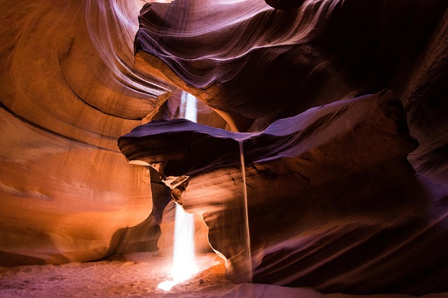 Antelope Canyon, Kaňon, Usa, Pískovec