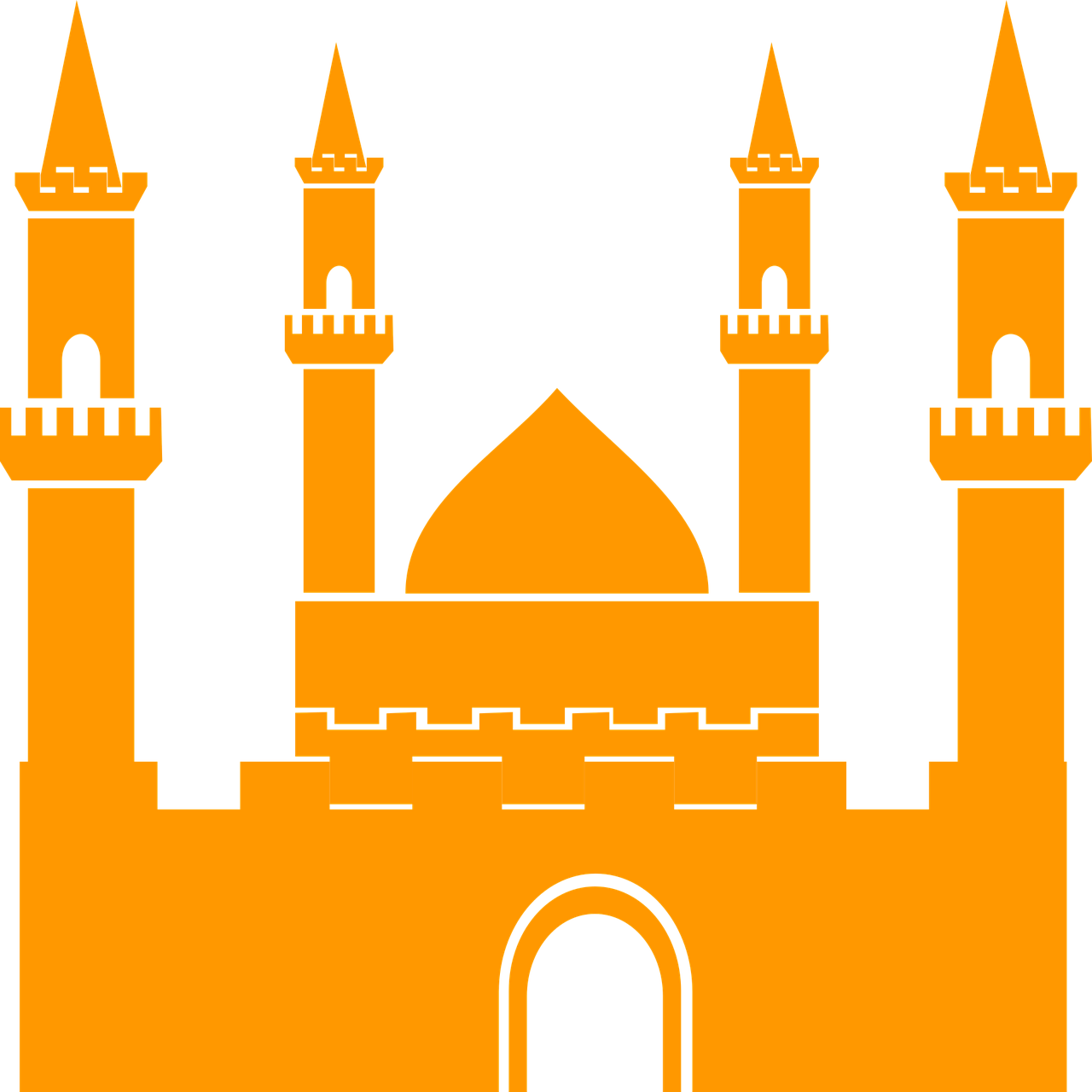 Wandaufkleber Mit Islamischem Gebetsmotiv – 57x67 Cm, Selbstklebend, Abziehbar (rot)