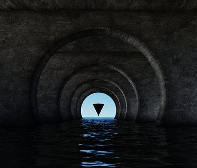 Betón, More, Fantázia, Abstract, Ufo