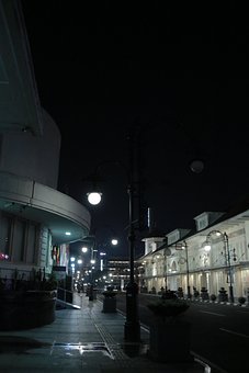 Free Building Night photo and picture