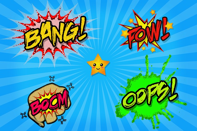 Blase Rede, Onomatopeia, Comics, Pop Art