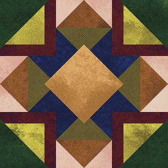 Dyne, Firkant, Quiltning, Syning