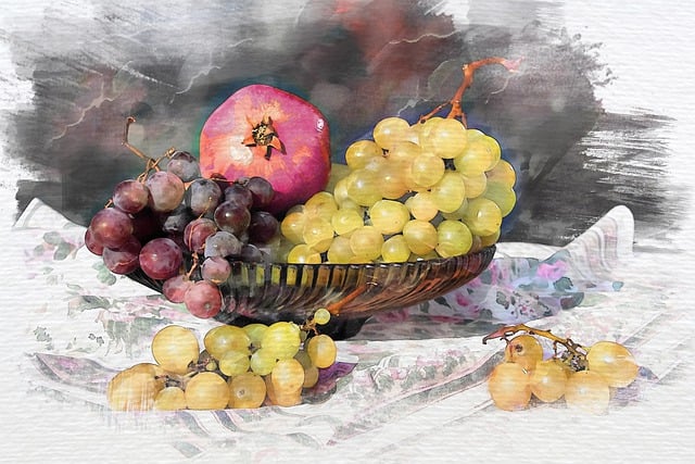 Free grapes fruit trash illustration