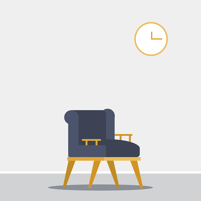 Free room armchair interior vector