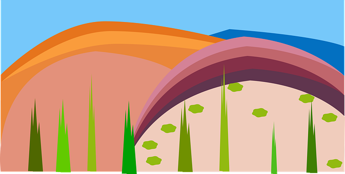 Free Mountains Hills vector and picture