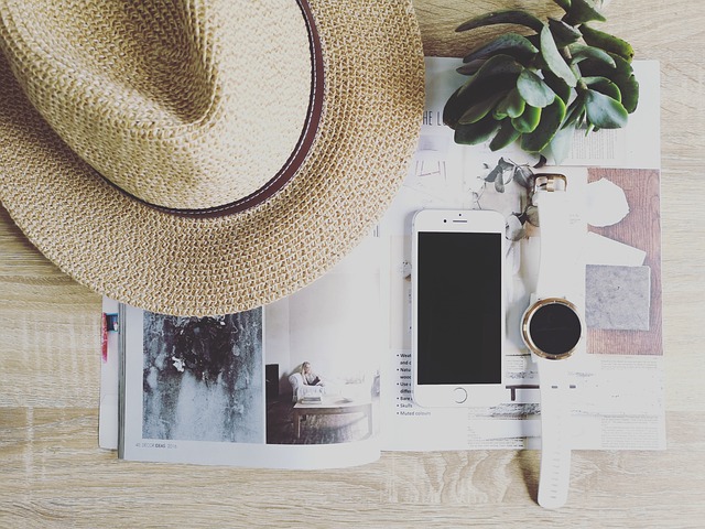 Free Flatlay Magazine photo and picture