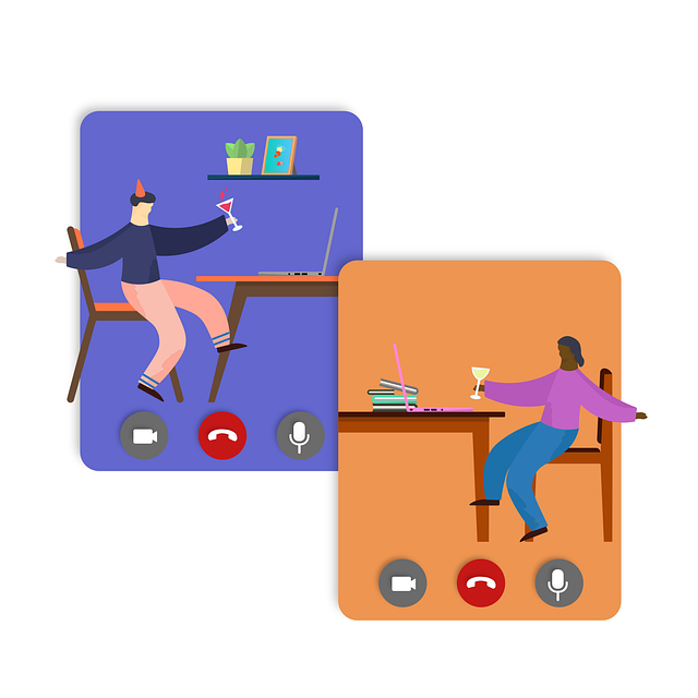 Free online video call call vector