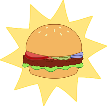Free Hamburger Burger vector and picture