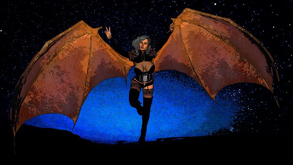 Free Woman Demon illustration and picture