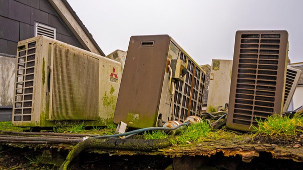 Klimaanlage, Ac, Verfall, Rostig