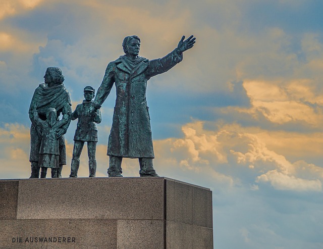 Bremerhaven, Monumento, Emigrantes