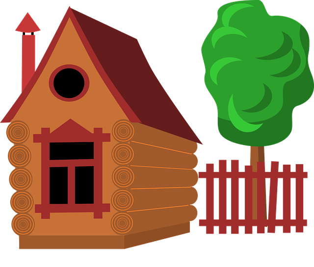 Free House Village vector and picture