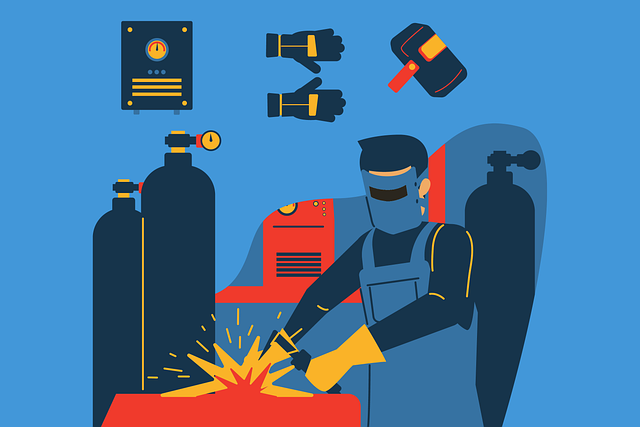 Free welder weld welding illustration
