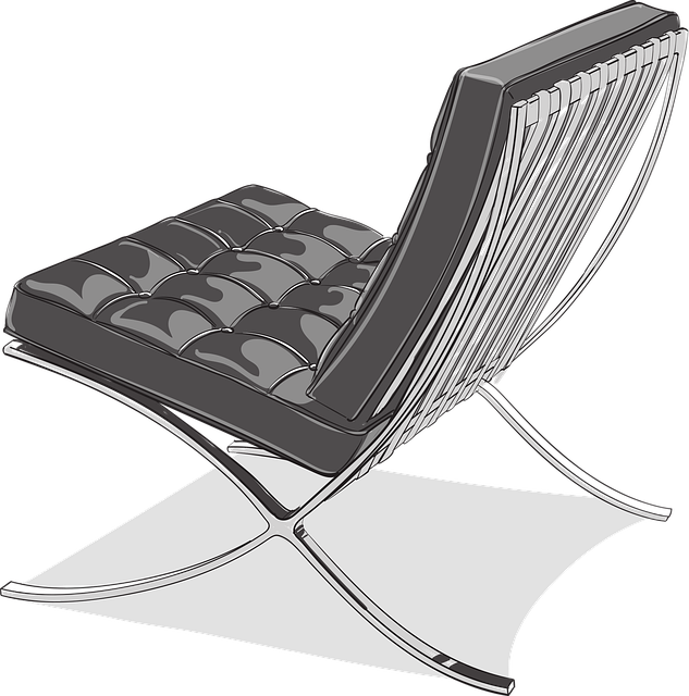 Free arm chair chair seat vector