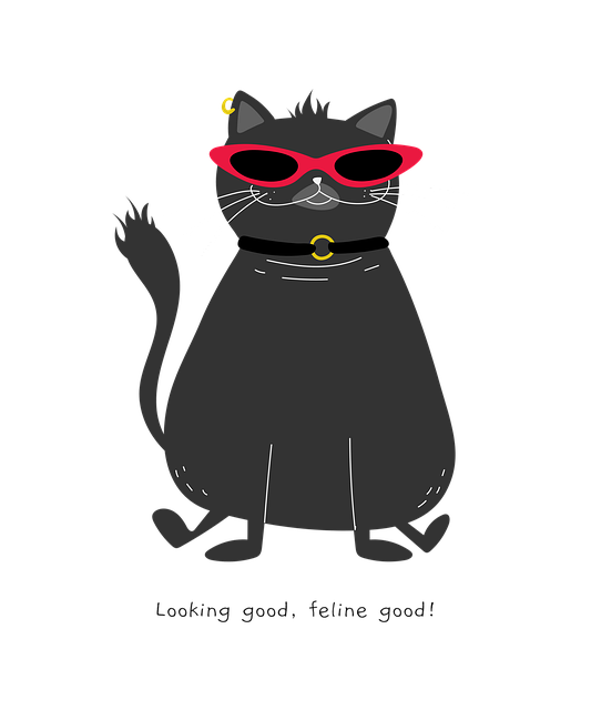 Free Cat Black illustration and picture