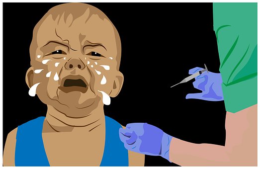 Impfkonzept, Impfstoff Schreiendes Baby