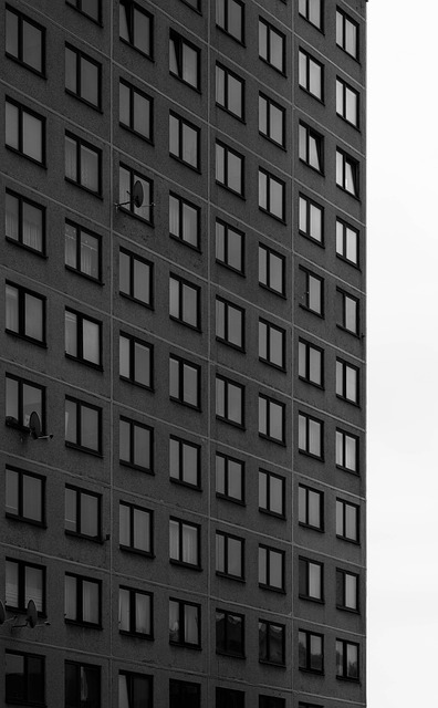 Bygning, Vinduer, Beton, Arkitektur