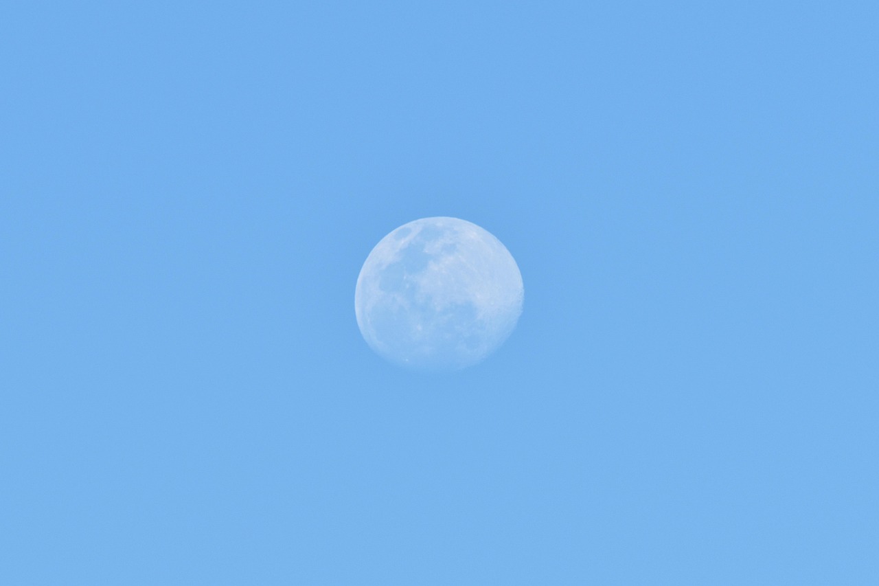 Moon White Daytime - Free photo on Pixabay - Pixabay