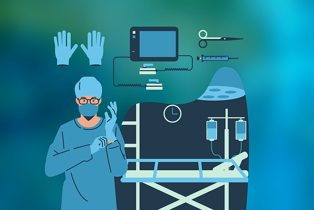 Free surgeon doctor operating room illustration