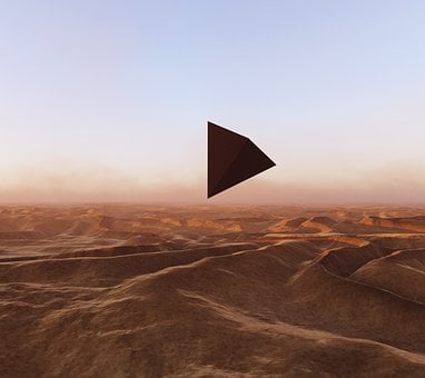 Púšť, Neskutočné, Abstract, Ufo, Divné
