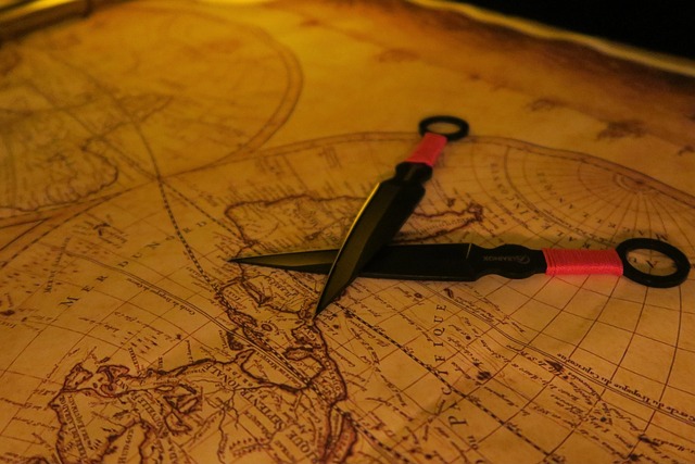 Free Throwing Knives Map photo and picture